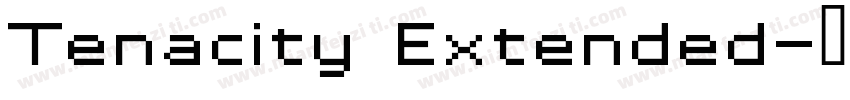 Tenacity Extended字体转换